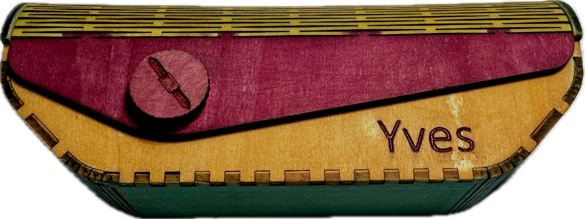 Etui de lunette personnalisé Etui de lunette personnalisé, artisanat suisse